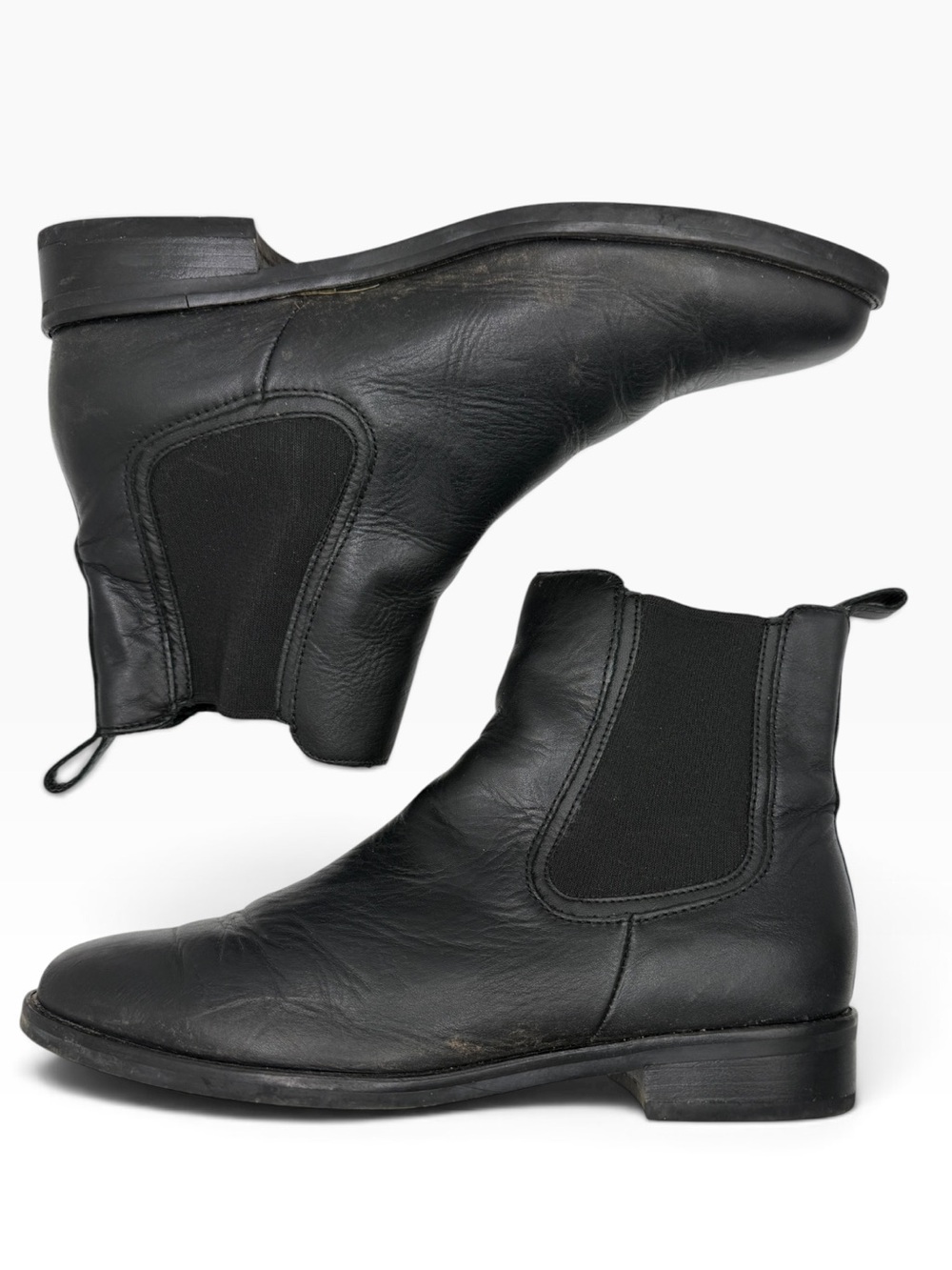 Thursday Boot Company Black Leather Chelsea Boots - Size 8